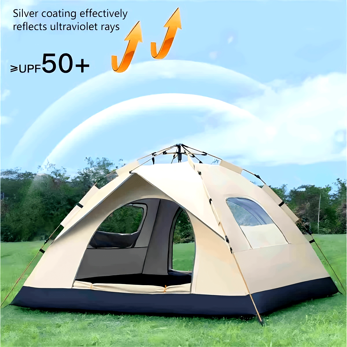 Outdoor Camping Automatic Quick Opening Tent - Tenda Automática de Abertura Rápida com