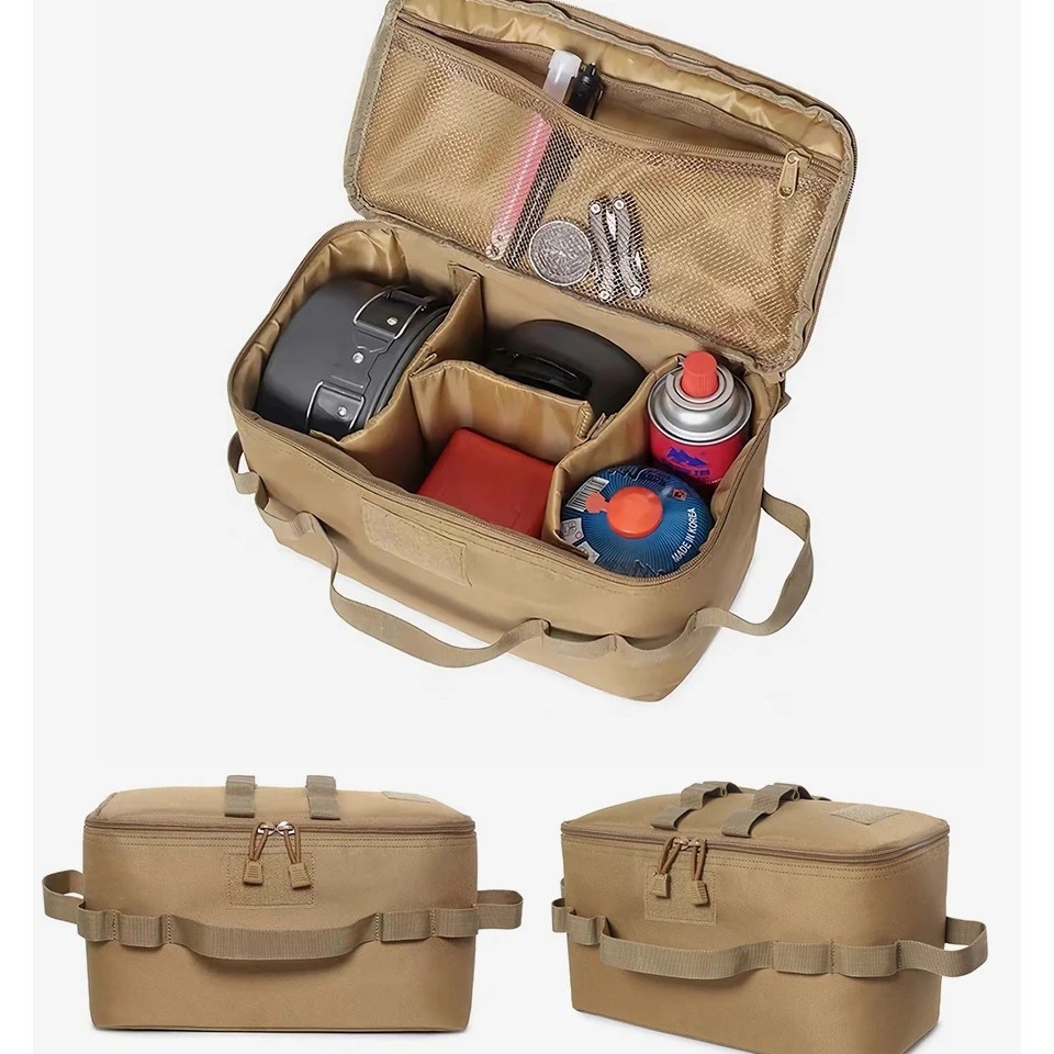 Camp Utensil Set - Bolsa de Armazenamento para Botijão de
