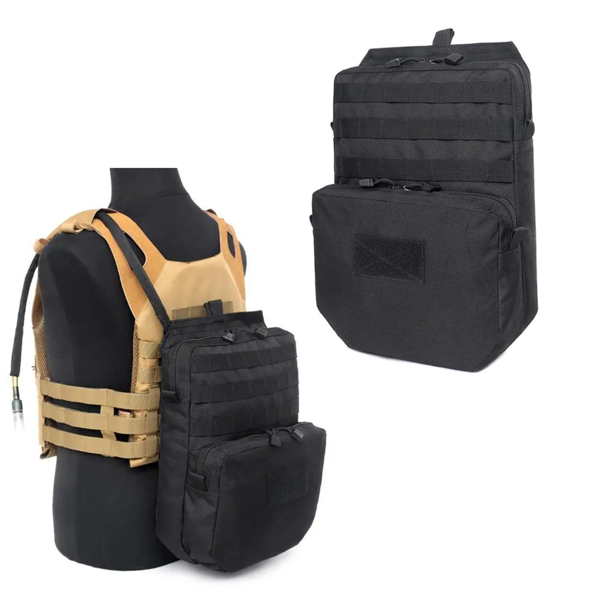 Outdoor Camping Vest - Outdoor Molle Nylon Bag, Camping Mochila