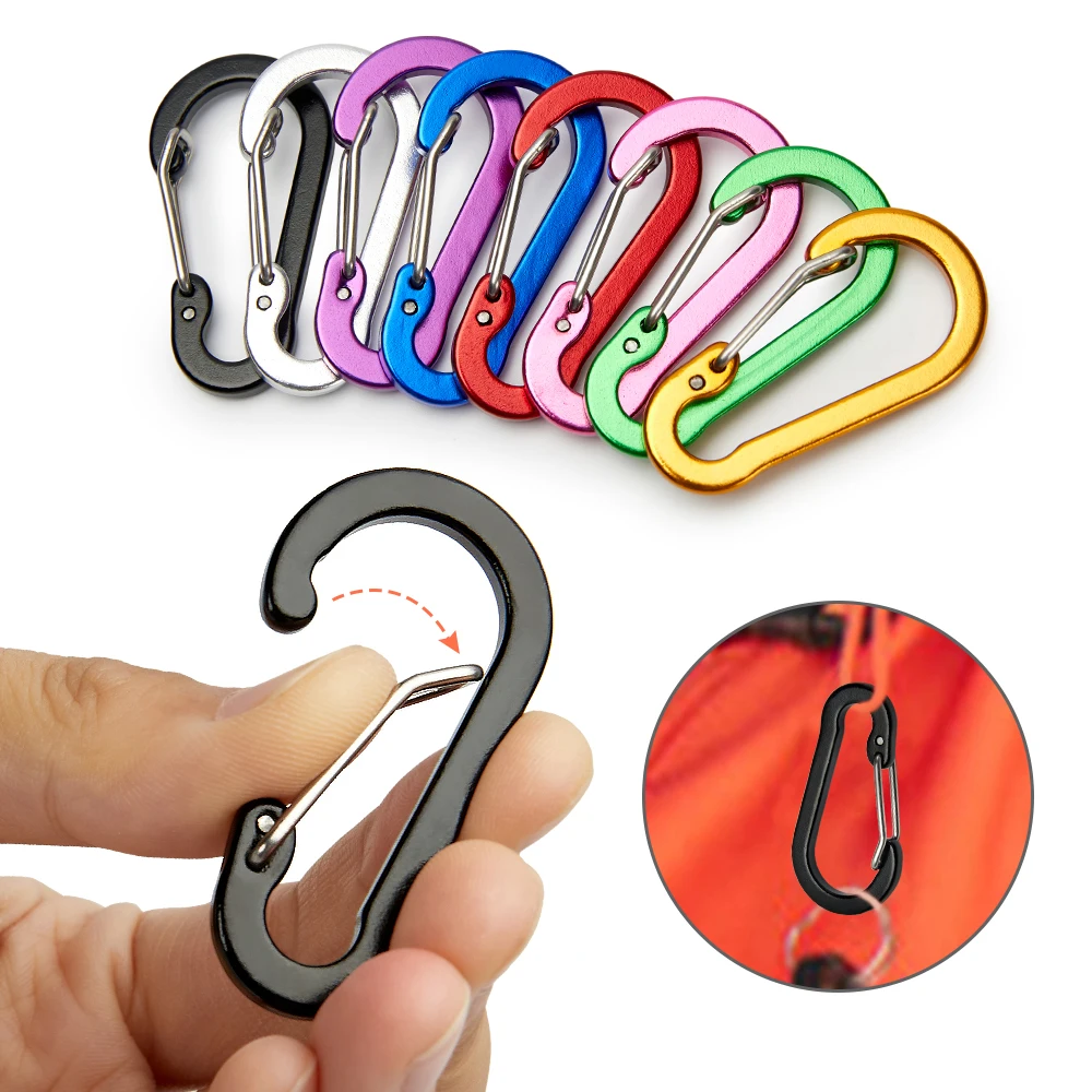 Camp Utensil Set - 12 pçs mosquetão clipe conjunto turista