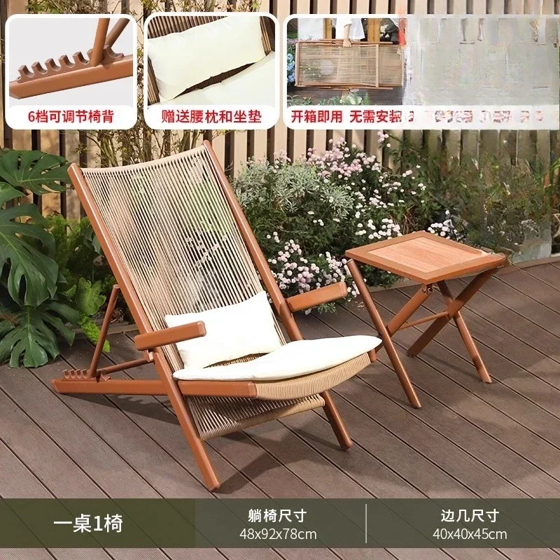 Folding Chair - Cadeira de Varanda Dobrável Casual para