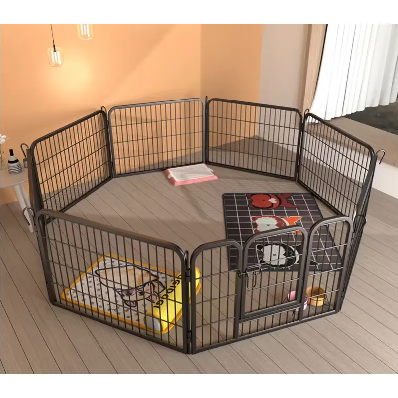 Outdoor Camping Dog Kennel - Cercado para Cães de 8 Painéis
