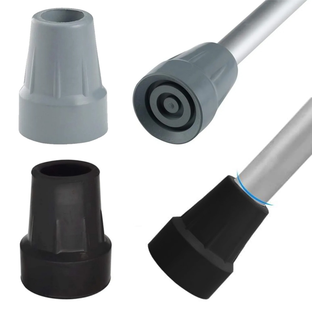 Trekking Poles - 1pc preto/cinza 19mm/22mm bengala pés cabeça