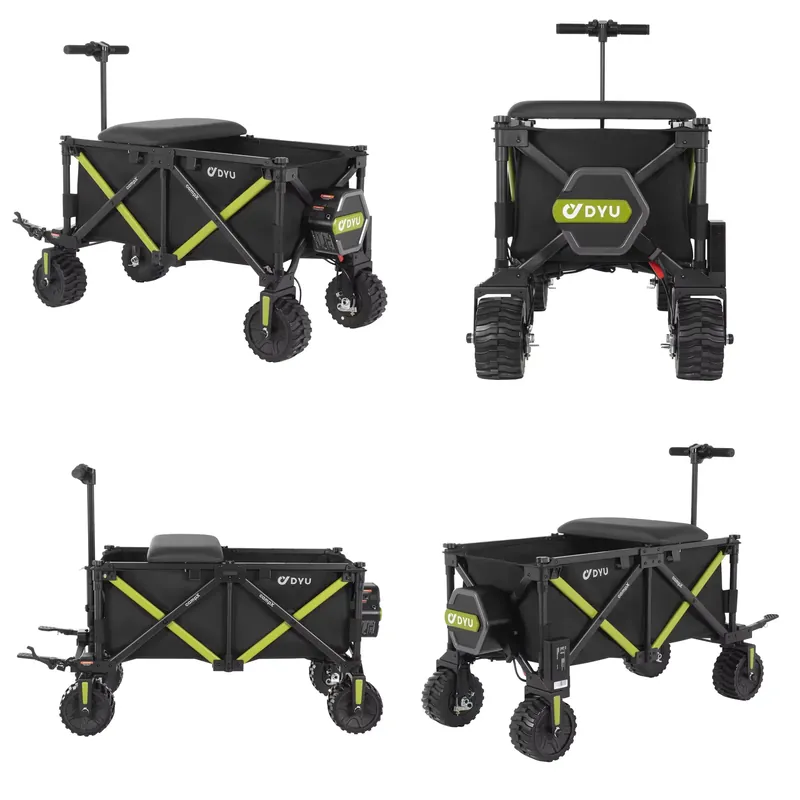 Outdoor Camping Vehicle Wagon - Carrinho de Camping Elétrico Dobrável DYU