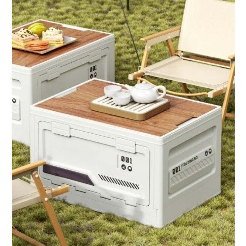Outdoor Camping Folding Storage Box - Caixa Organizadora de Armazenamento para Acampamento