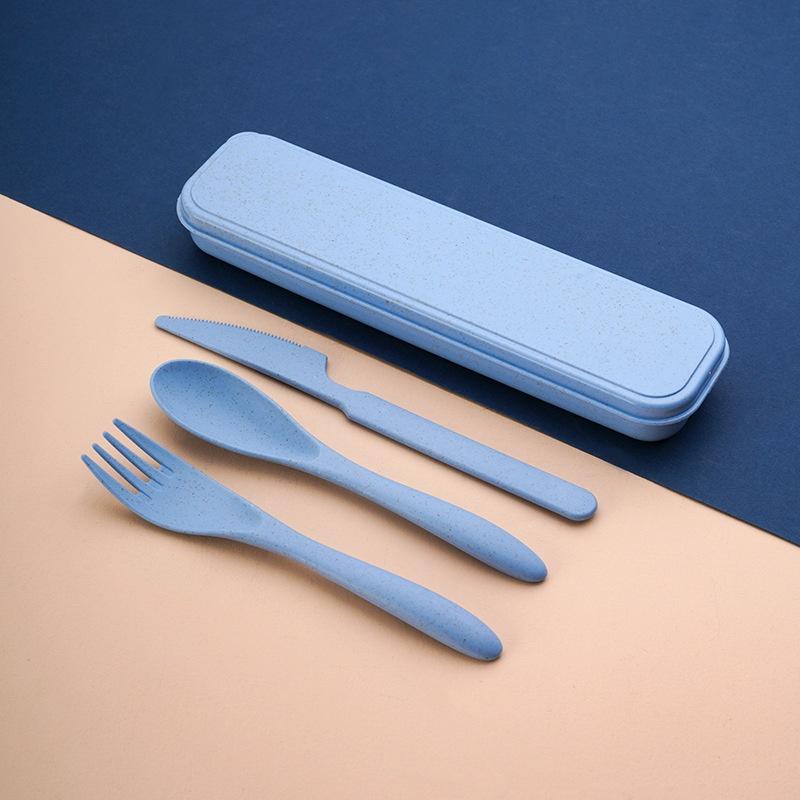 Camp Utensil Set - Conjunto de Talheres de Palha de