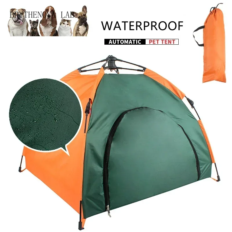 Outdoor Camping Dog Kennel - Tenda Casinha para Cães e Gatos,