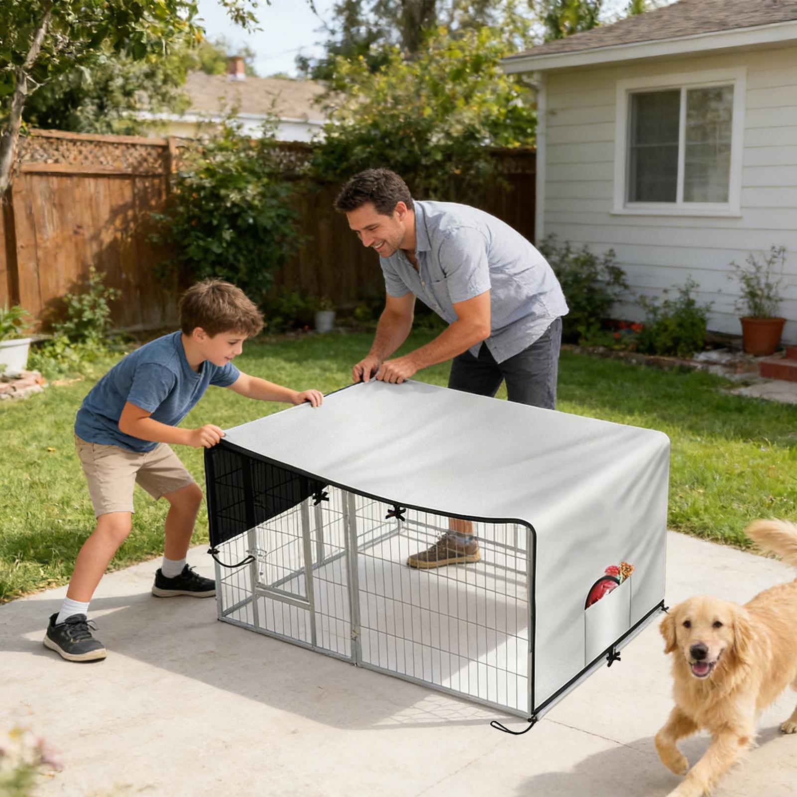 Capa de caixa 210d oxford, gab - Outdoor Camping Dog Kennel avaliação e preço