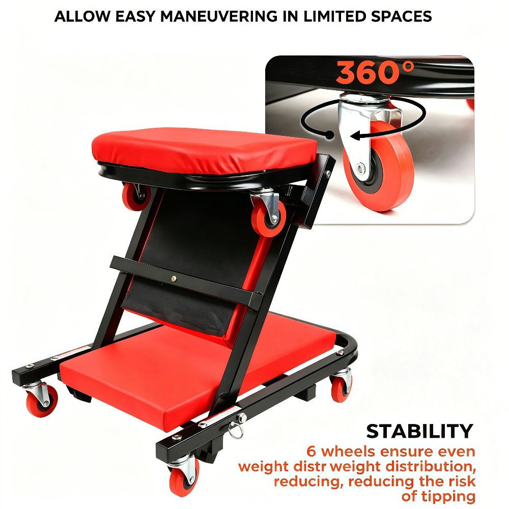 1 Peça Carrinho de Mecânico, C - Folding Chair avaliação e preço