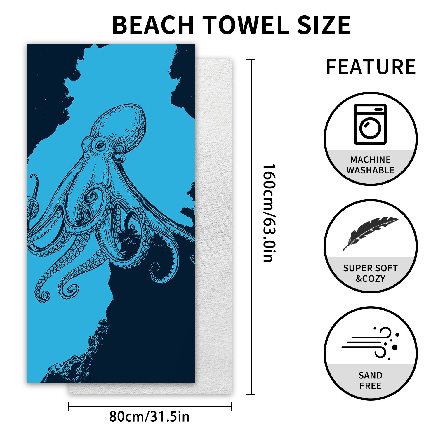 Toalha de Praia de Microfibra  - Camp Towel Microfiber avaliação e preço