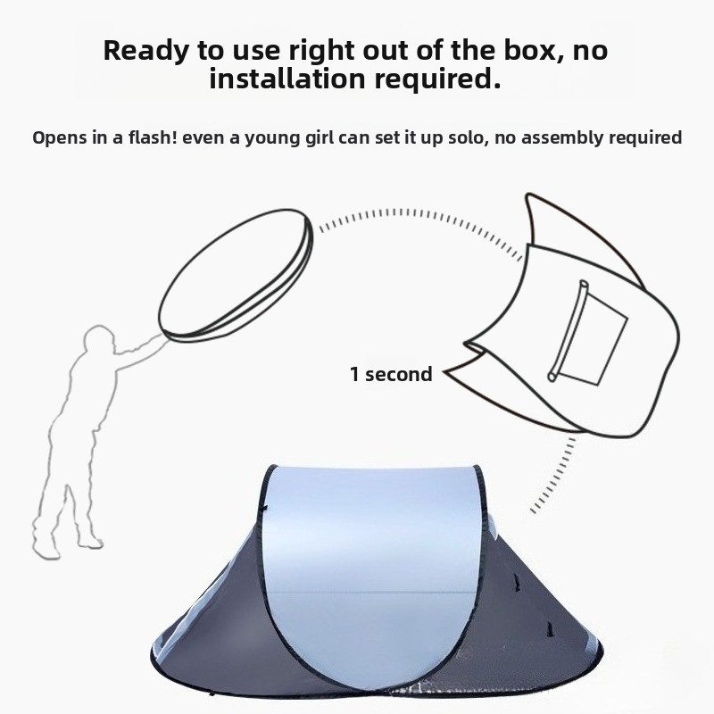 Barraca de Barco Dobrável Port - Outdoor Camping Automatic Quick Opening Tent avaliação e preço