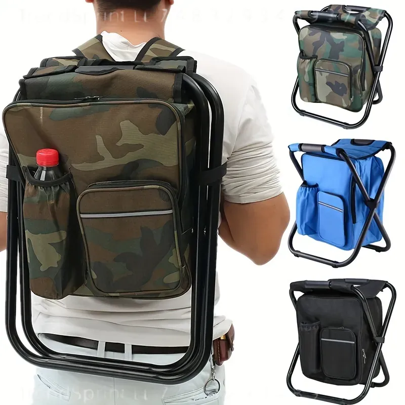 Cadeira de Pesca Portátil 2 em - Folding Chair avaliação e preço