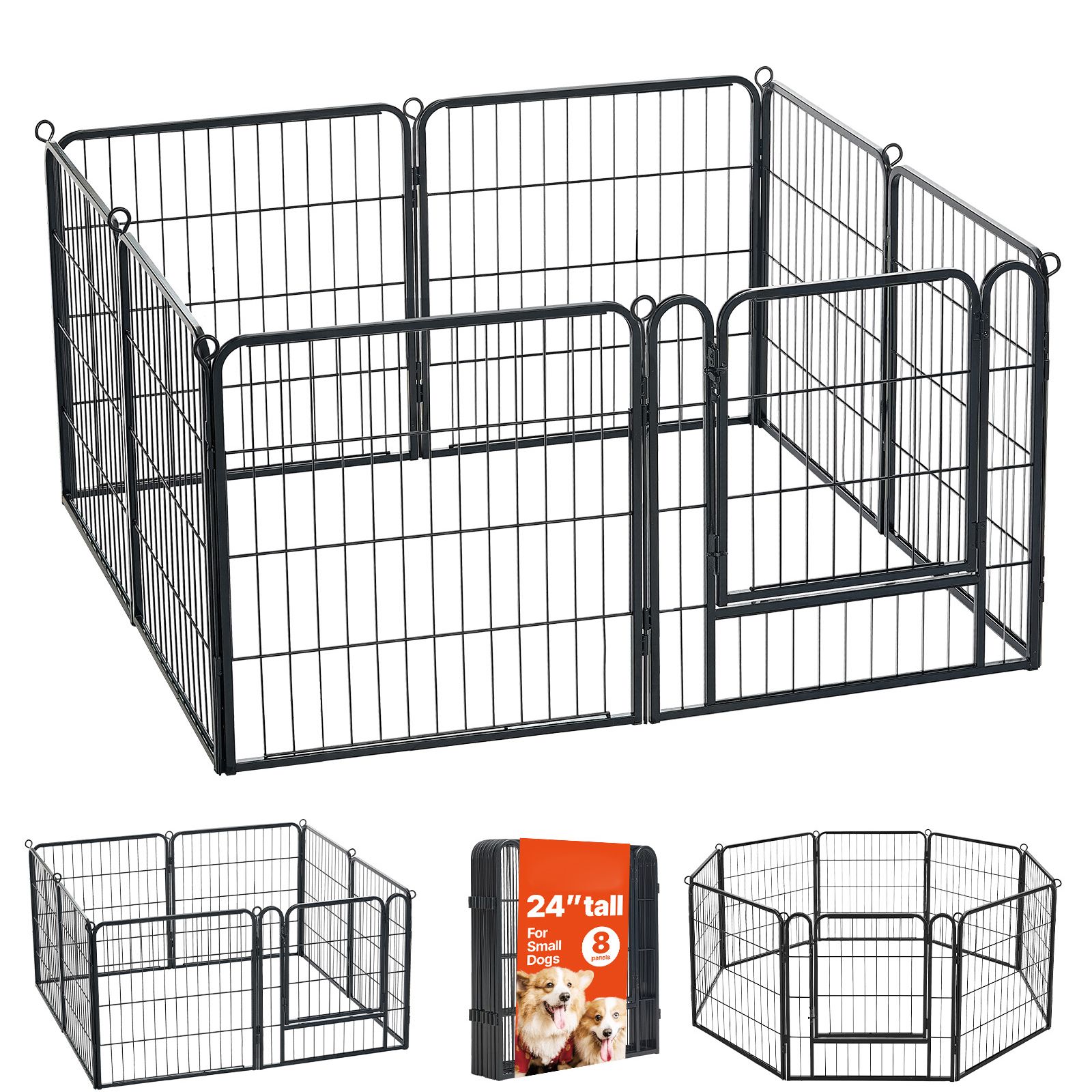 Cercado para Cães de 24 Polega - Outdoor Camping Dog Kennel avaliação e preço