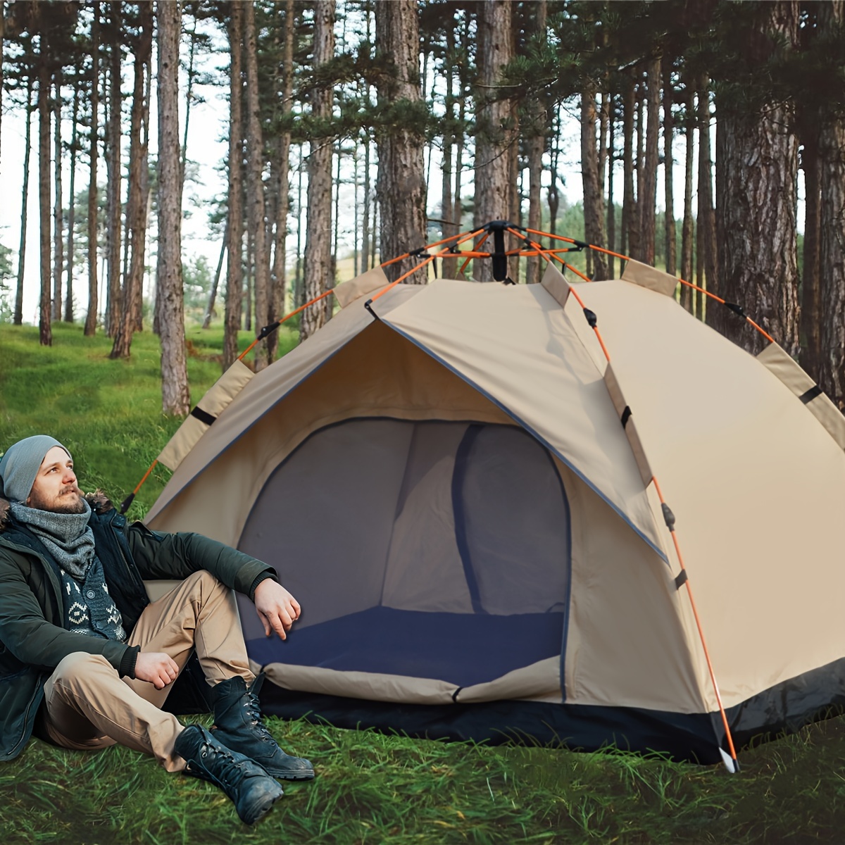Tenda Automática de Abertura R - Outdoor Camping Automatic Quick Opening Tent avaliação e preço