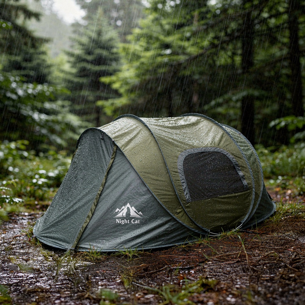 Barraca Pop-Up Night Cat para  - Outdoor Camping Automatic Quick Opening Tent avaliação e preço
