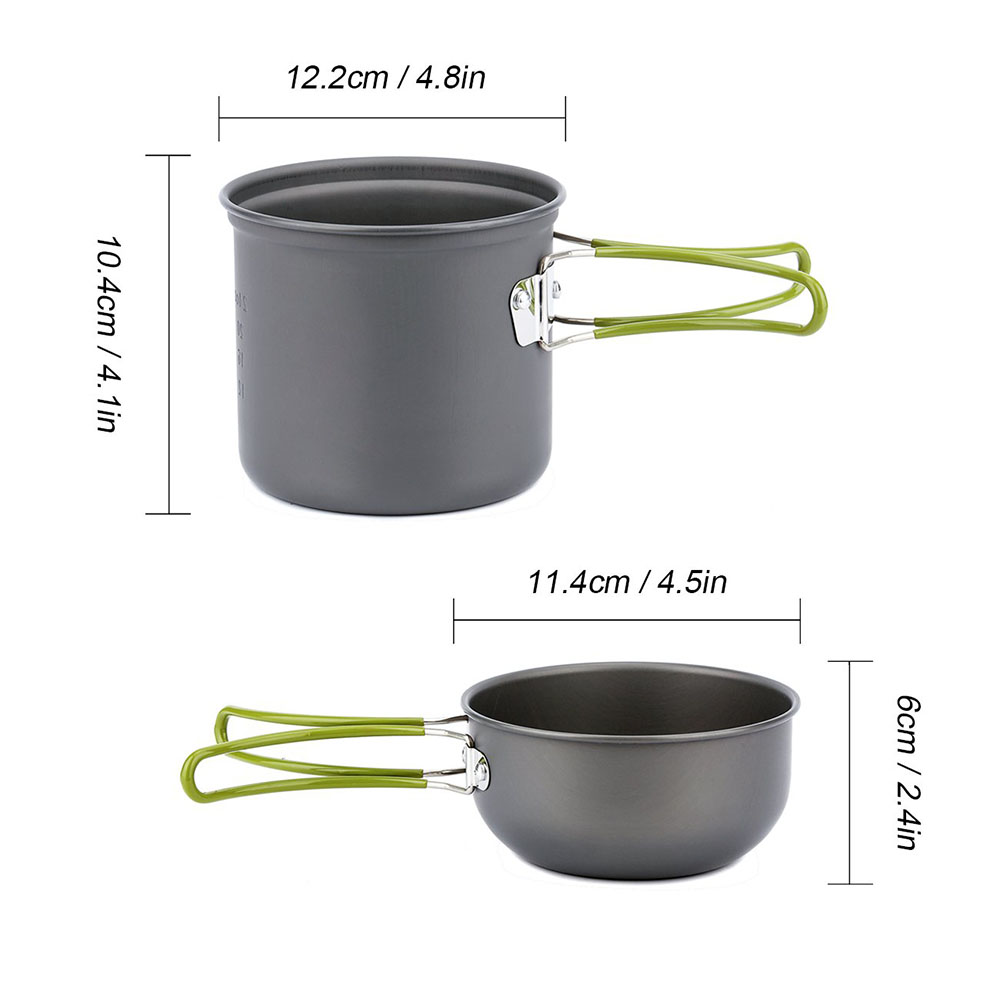 Conjunto de panelas ultraleve  - Outdoor Camping Dining Set avaliação e preço