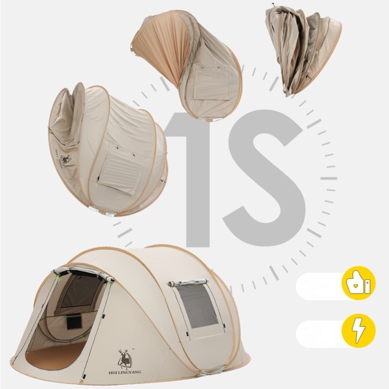 Barraca portátil dobrável impe - Outdoor Camping Automatic Quick Opening Tent avaliação e preço