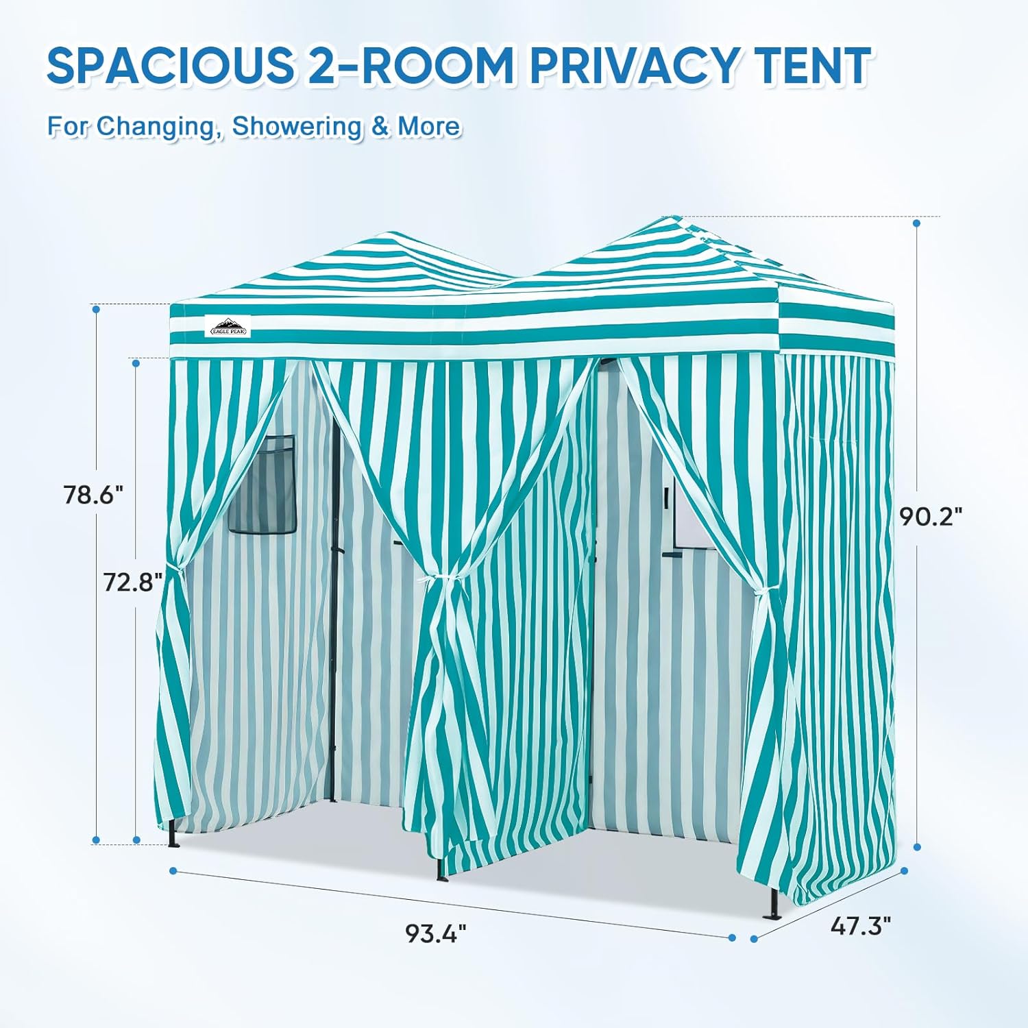 Tenda Portátil de 2 Quartos pa - Outdoor Camping Tent avaliação e preço