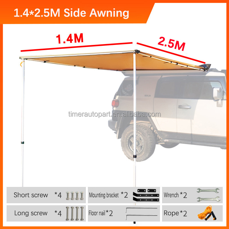 Toldo Lateral Personalizado co - Outdoor Camping Tent avaliação e preço