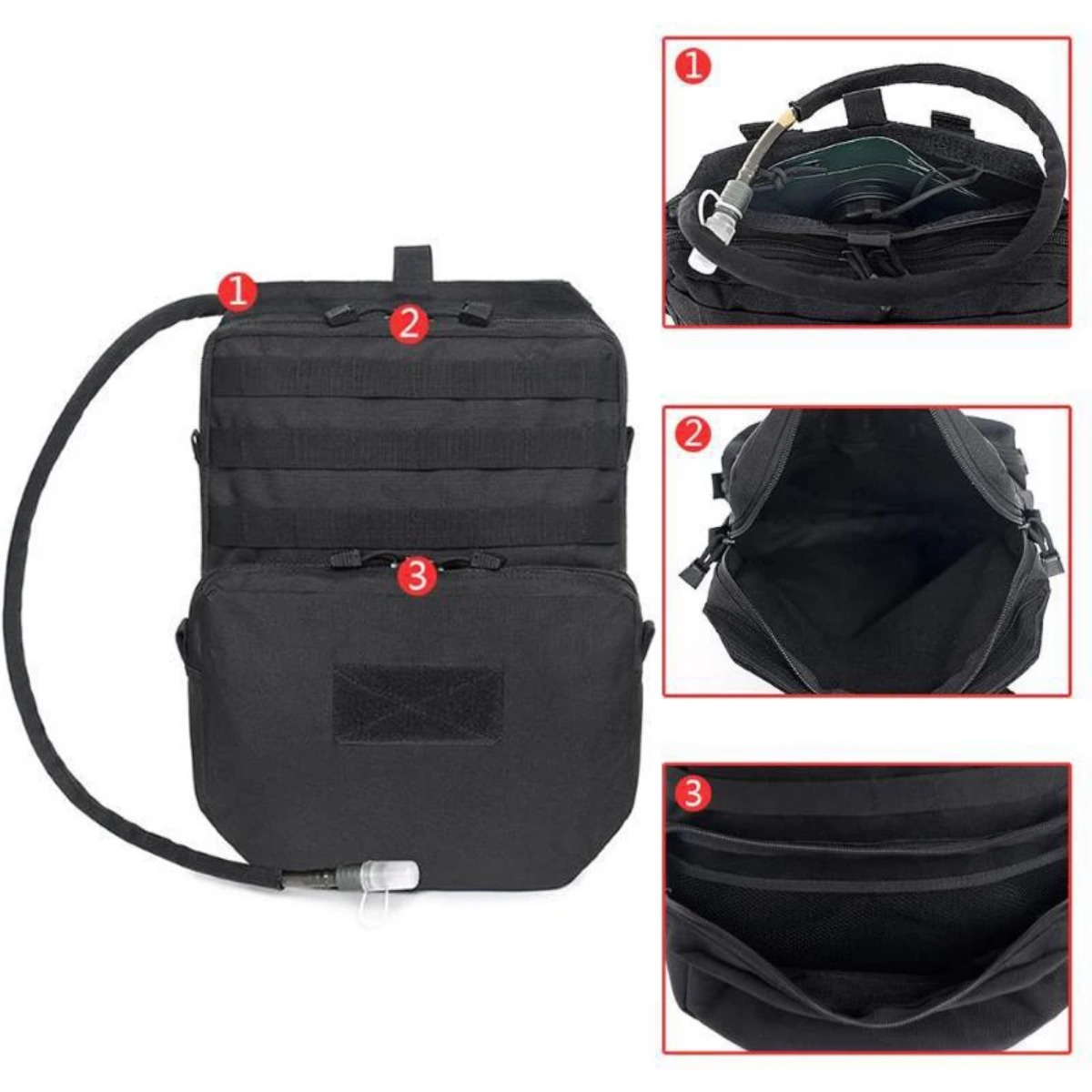 Outdoor Molle Nylon Bag, Campi - Outdoor Camping Vest avaliação e preço