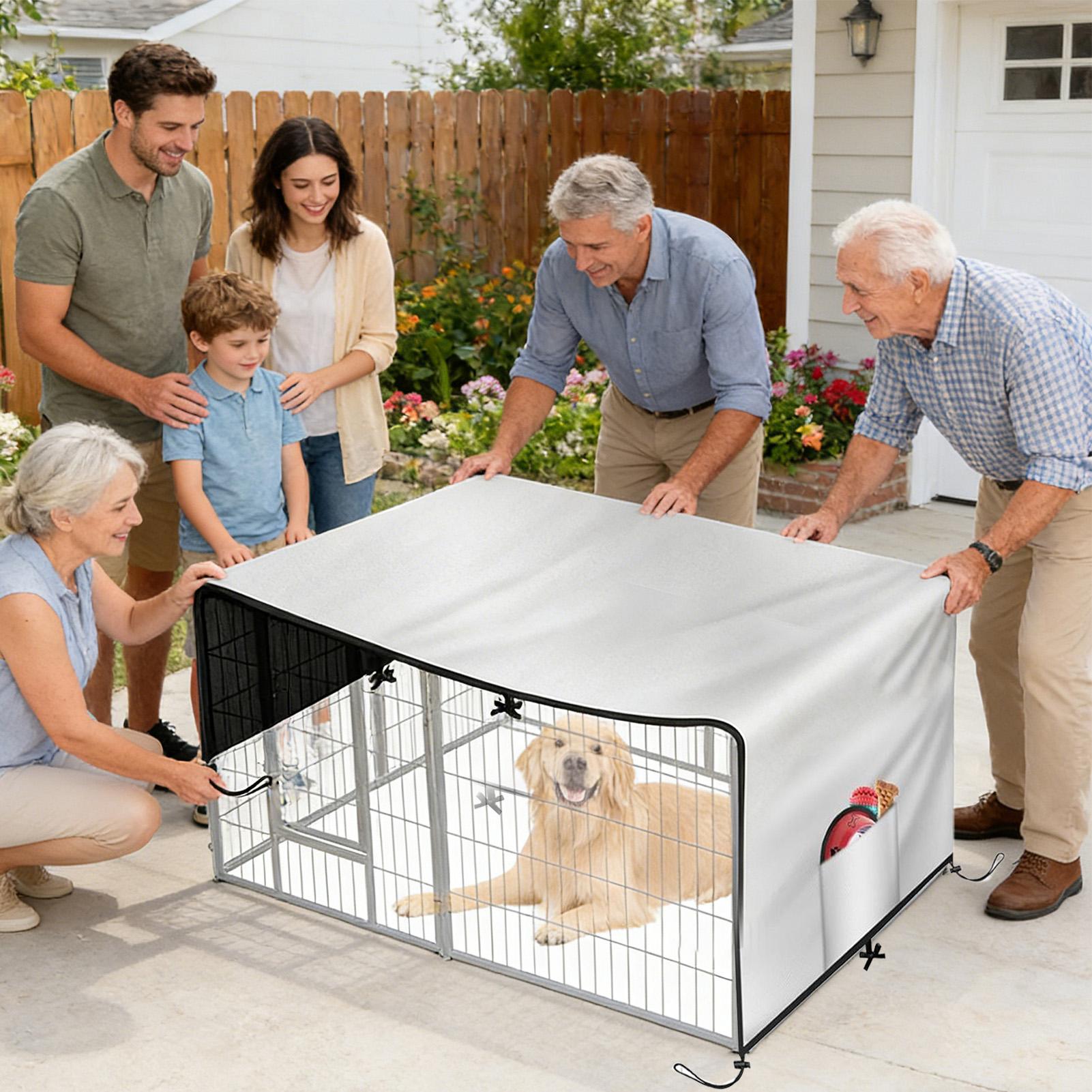 Capa para caixa de cachorro 21 - Outdoor Camping Dog Kennel avaliação e preço