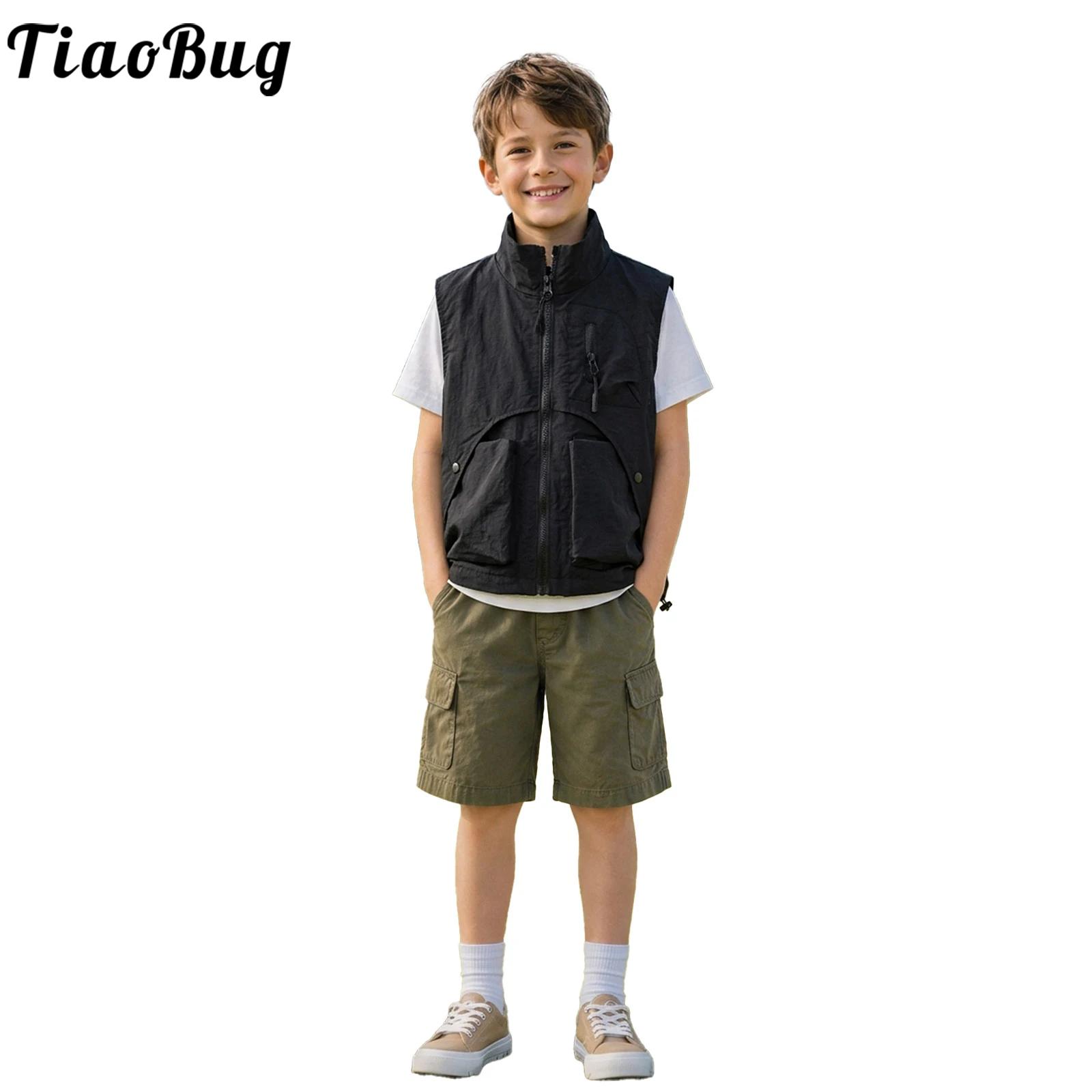 Colete Cargo Infantil Masculin - Outdoor Camping Kids Activities avaliação e preço