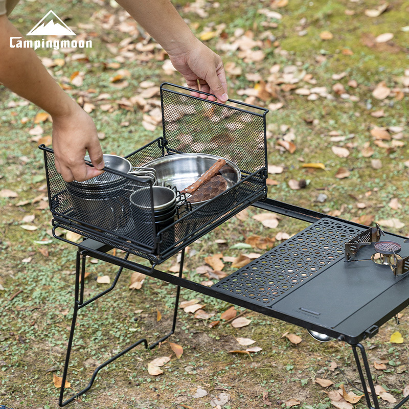 CAMPINGMOON CK-23BK Gaiola de  - Outdoor Camping Folding Storage Box avaliação e preço