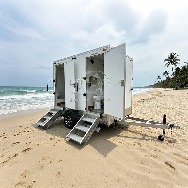 Trailer Sanitário Portátil Com - Outdoor Camping Rental avaliação e preço
