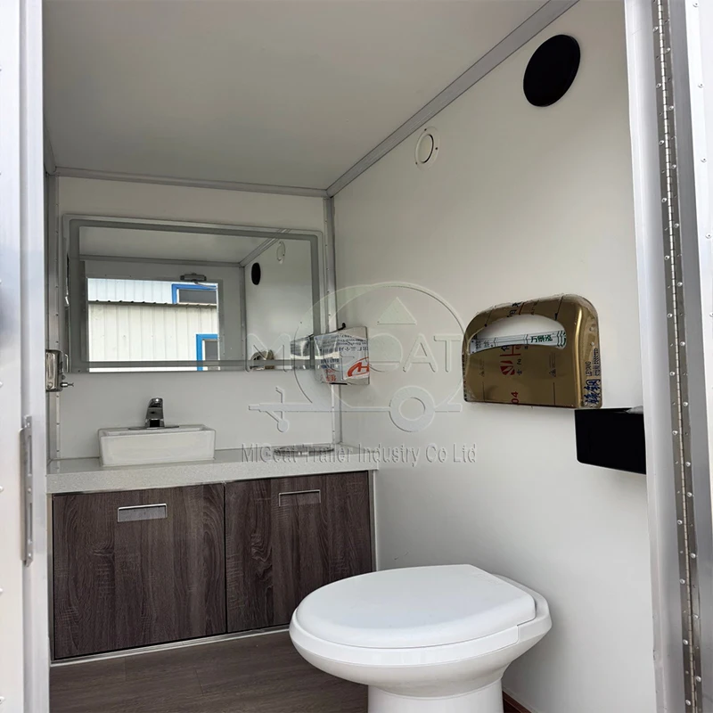 Trailer Sanitário Portátil Com - Outdoor Camping Rental avaliação e preço