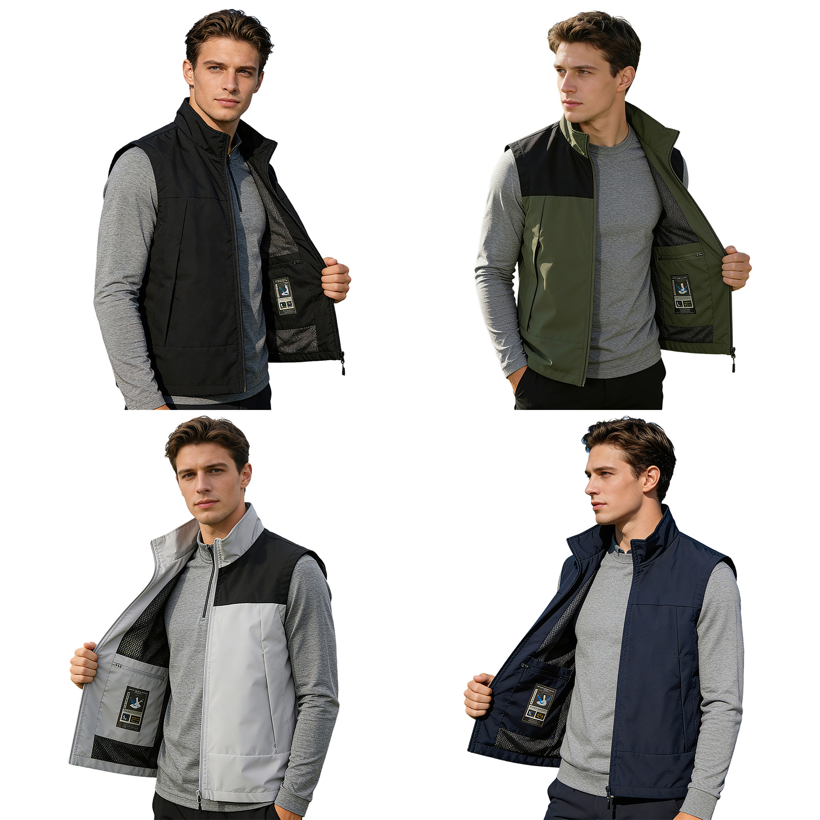 # Colete de Golfe Masculino M- - Outdoor Camping Vest avaliação e preço