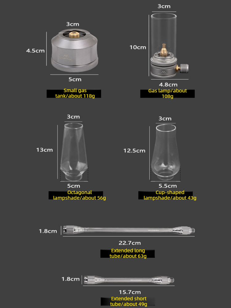 Conjunto de Luzes a Gás para C - Outdoor Camping Glamping Share avaliação e preço