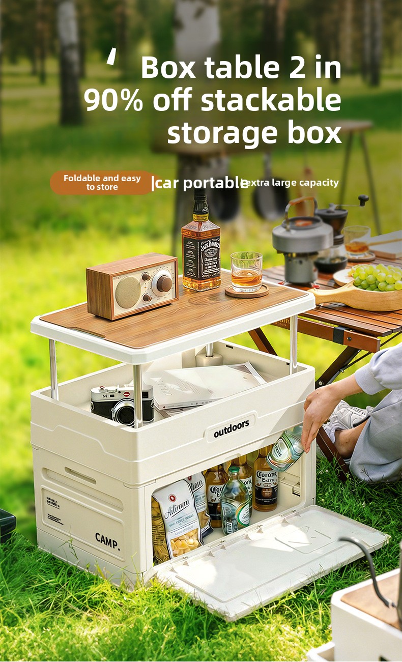 Caixa de Armazenamento Dobráve - Outdoor Camping Folding Storage Box avaliação e preço