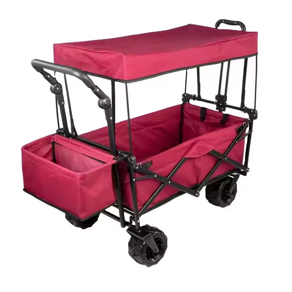 Carrinho Dobrável Portátil de  - Outdoor Camping Vehicle Wagon avaliação e preço
