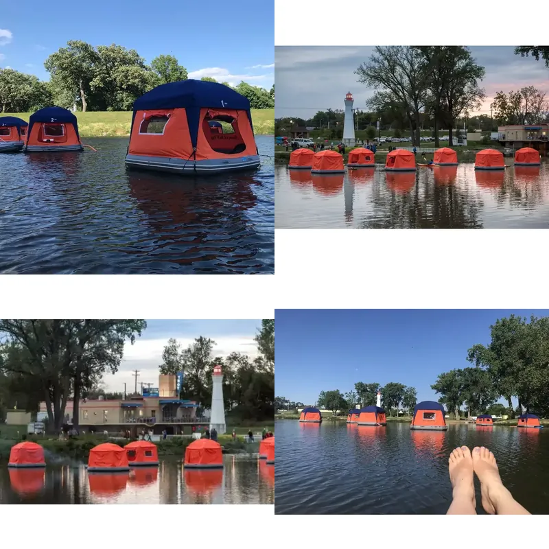 Tenda Aquática Inflável para C - Outdoor Camping Rental avaliação e preço