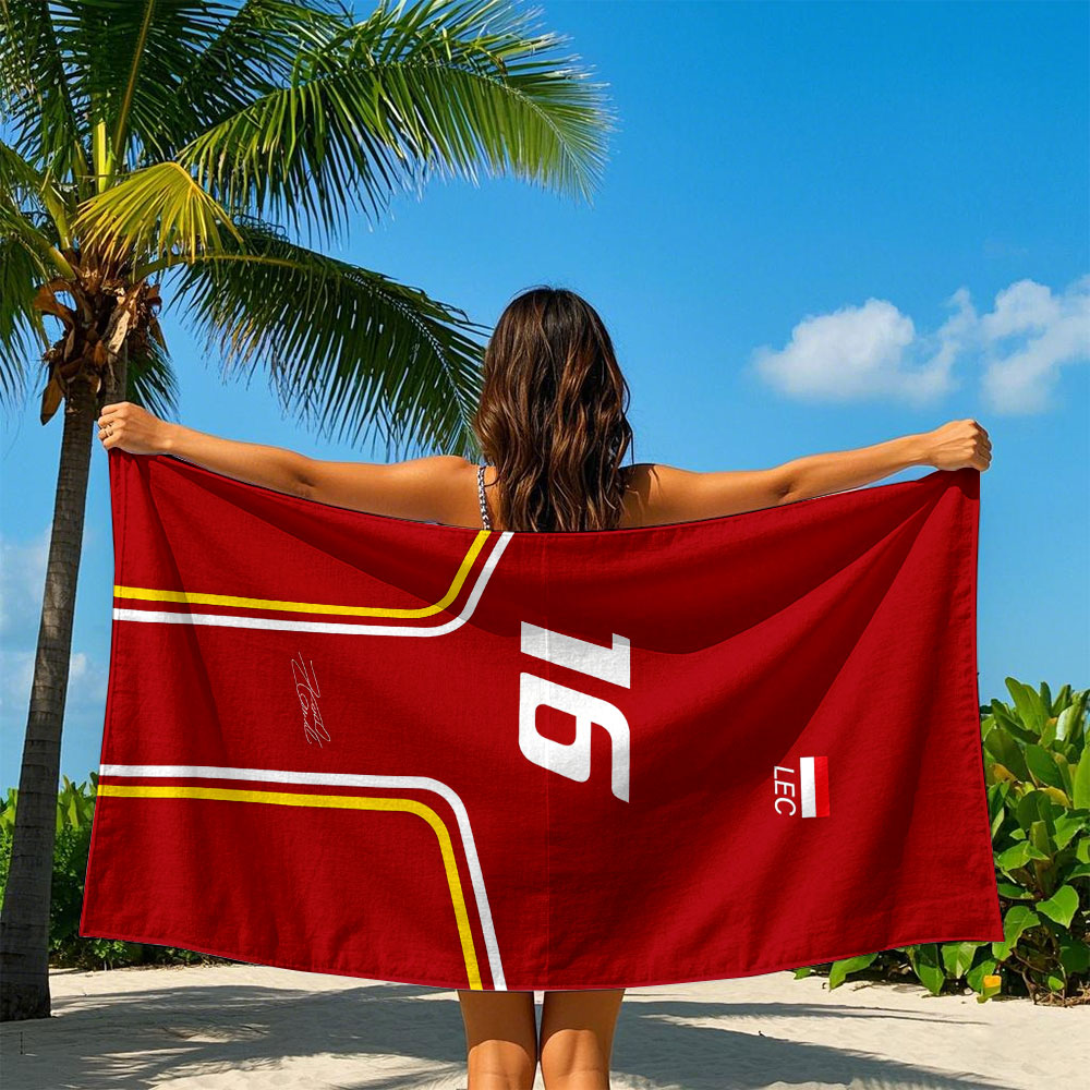 F1 C-Charles L-Leclerc Toalha  - Camp Towel Microfiber avaliação e preço