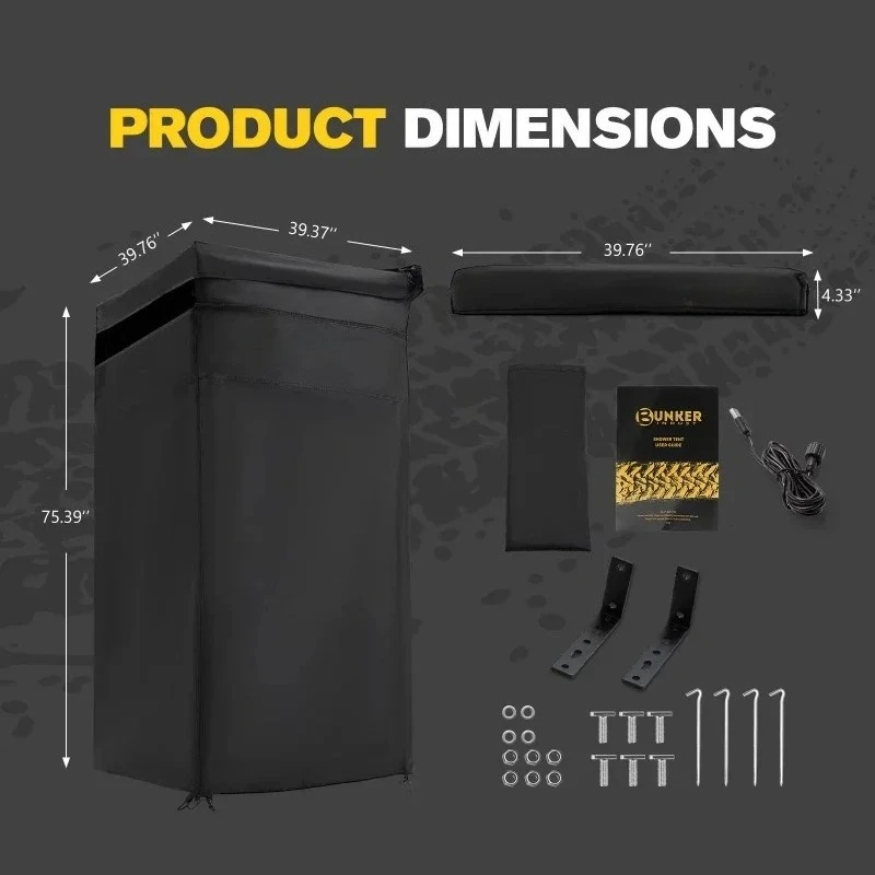 Tenda Sanitária Lateral para C - Outdoor Camping Toilet avaliação e preço