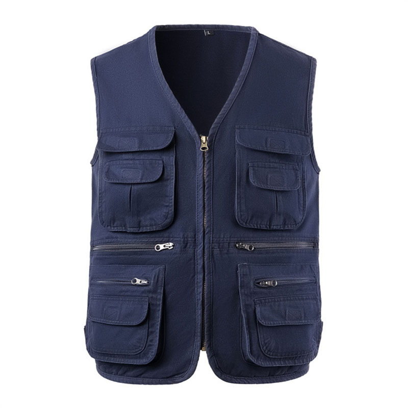 Homens Multi-bolso Tático Cami - Outdoor Camping Vest avaliação e preço