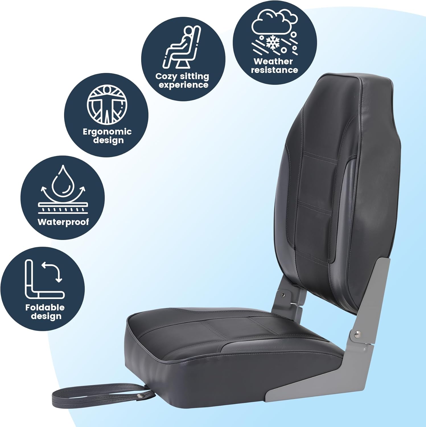 Conjunto de 2 Assentos Dobráve - Folding Chair avaliação e preço