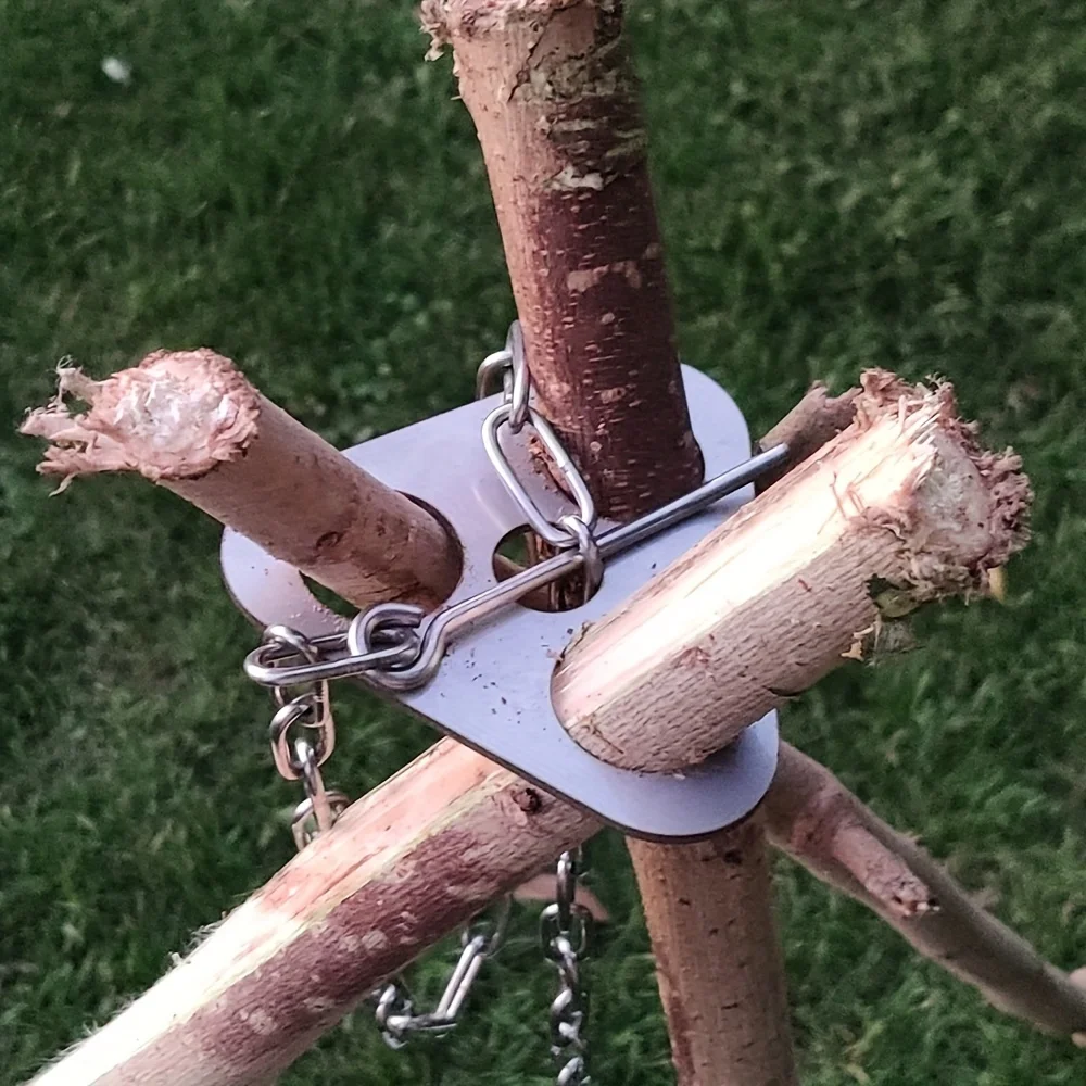 Tripé para churrasco ao ar liv - Camp Utensil Set avaliação e preço
