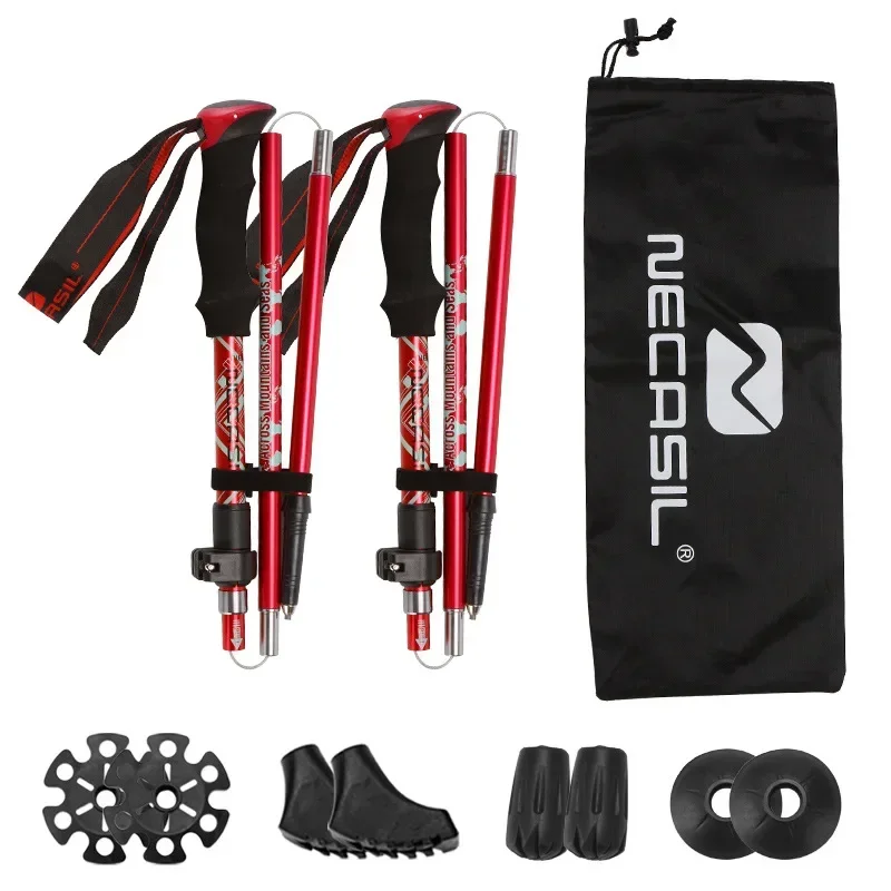 Bastões de Trekking 2PCS Ultra - Trekking Poles avaliação e preço