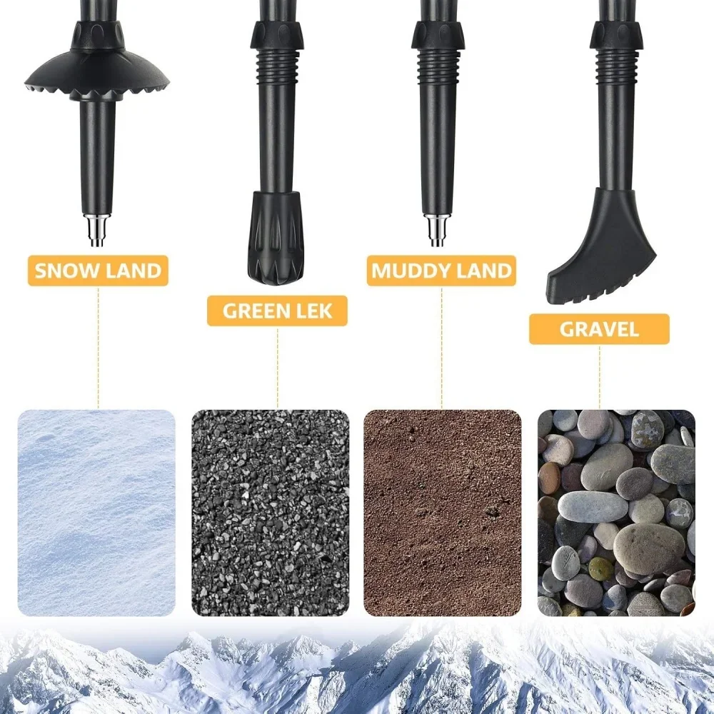 Bastões de Trekking 2PCS Ultra - Trekking Poles avaliação e preço
