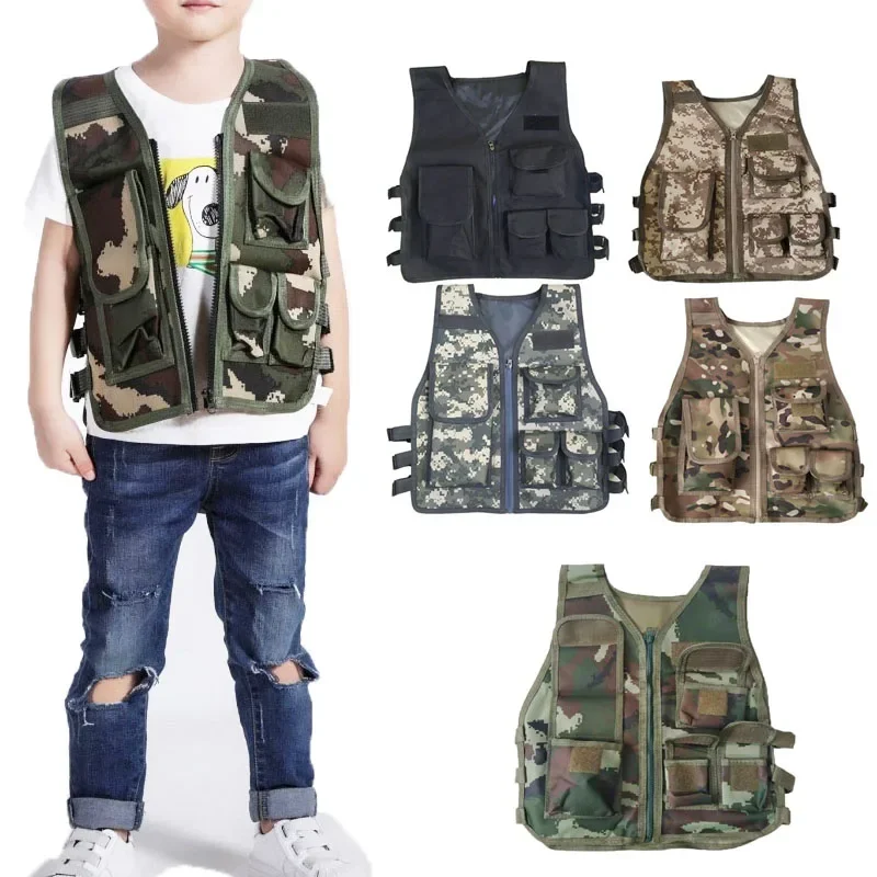 Colete Tático Infantil para Fã - Outdoor Camping Kids Activities avaliação e preço