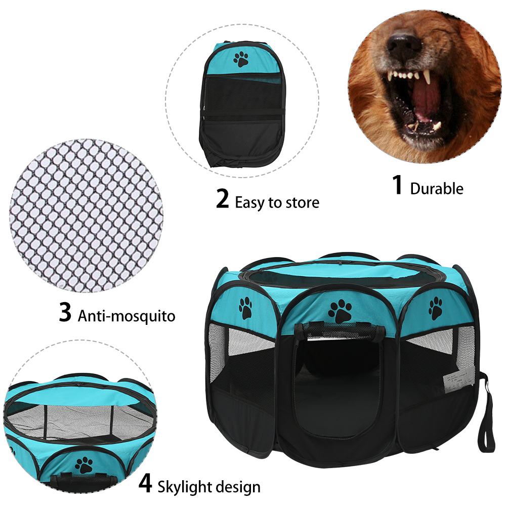 Dobrável pet tenda casa do cão - Outdoor Camping Dog Kennel avaliação e preço