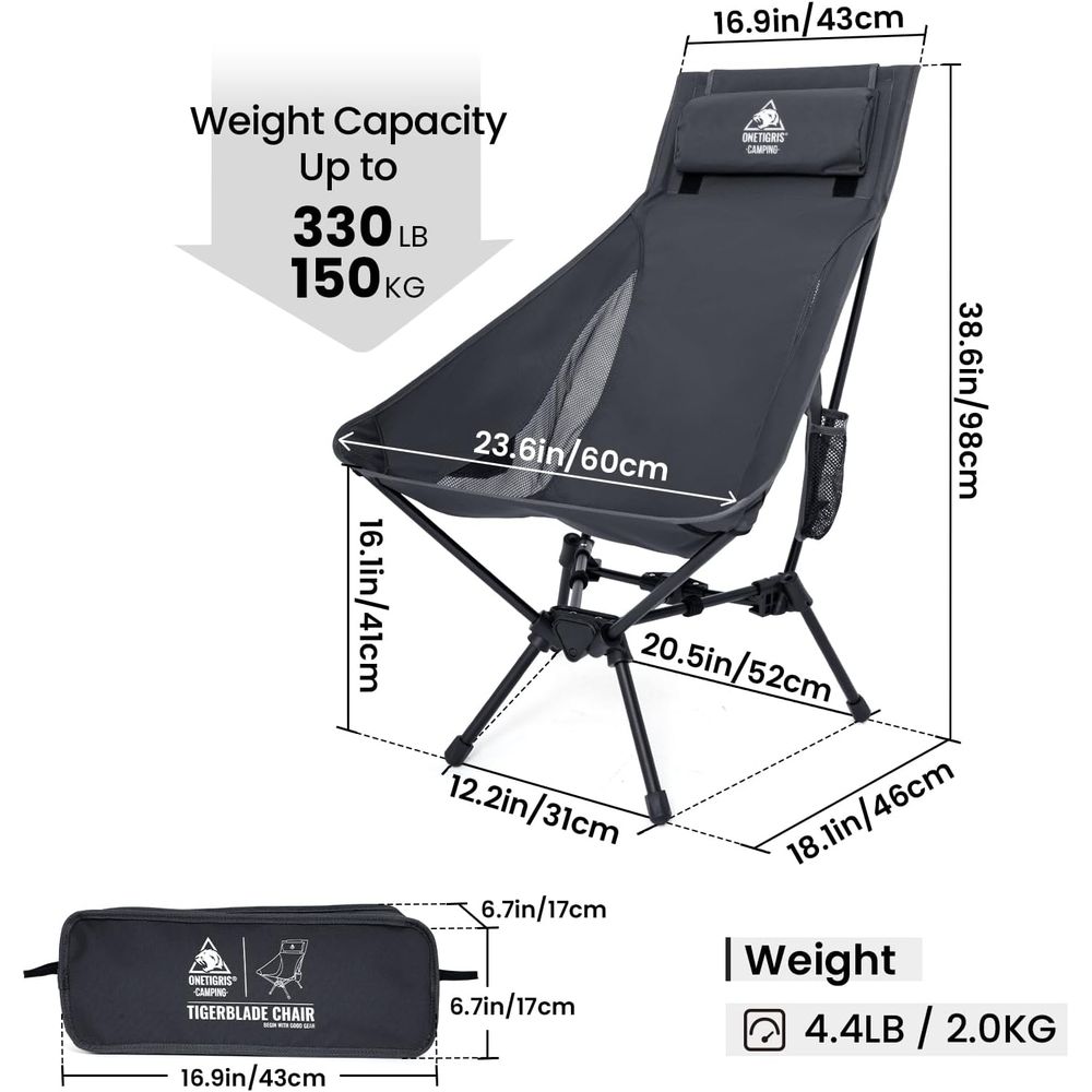 Cadeira de Camping Tigerblade  - Folding Chair avaliação e preço
